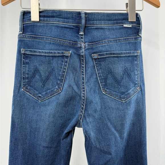 MOTHER The Runaway Mini Flare Jeans in Home Movies Blue Size 25 - Picture 11 of 15